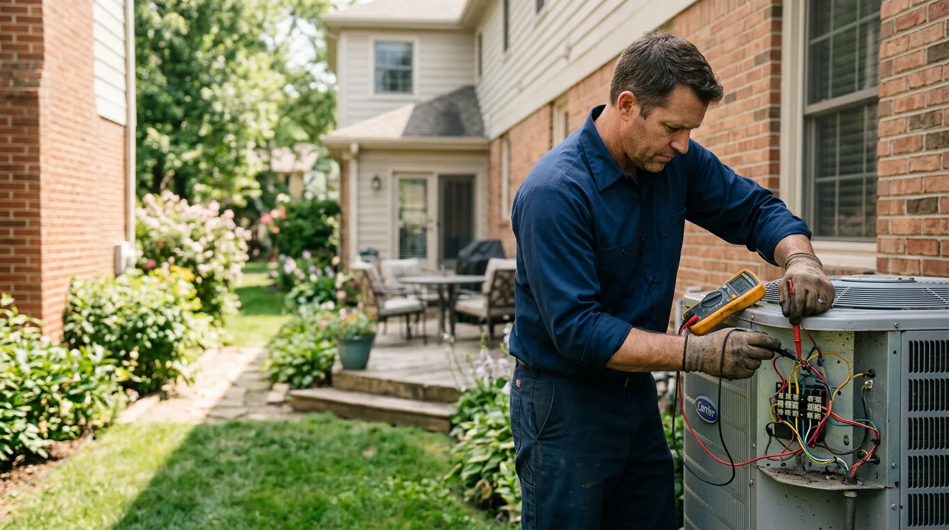 HVAC technician working near Sea Cliff, NY
